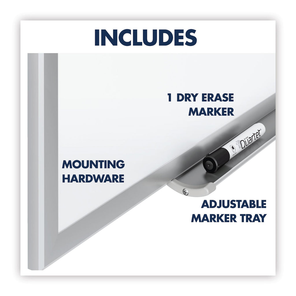 Quartet Classic Series Nano-Clean Dry Erase Board, 48 x 36, Silver Frame