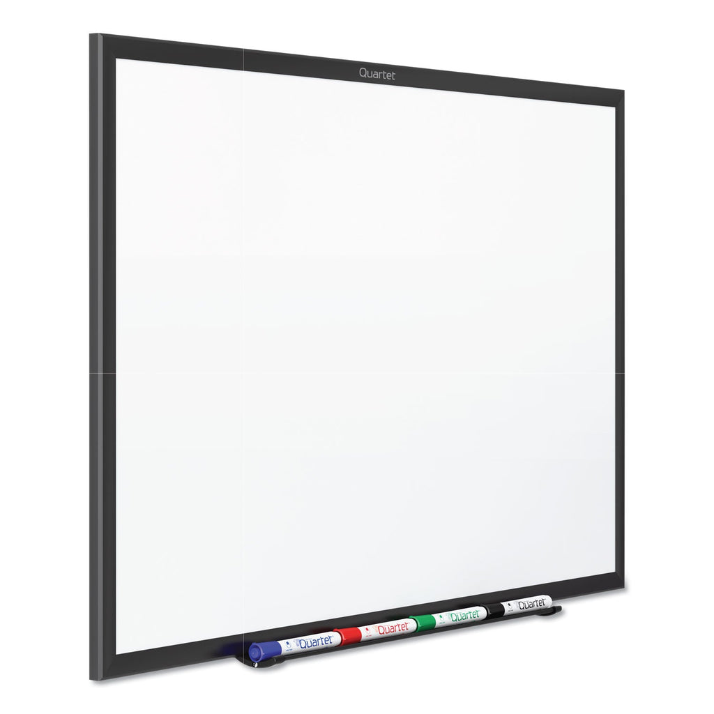 Quartet Classic Series Total Erase Dry Erase Board, 72 x 48, White Surface, Black Frame