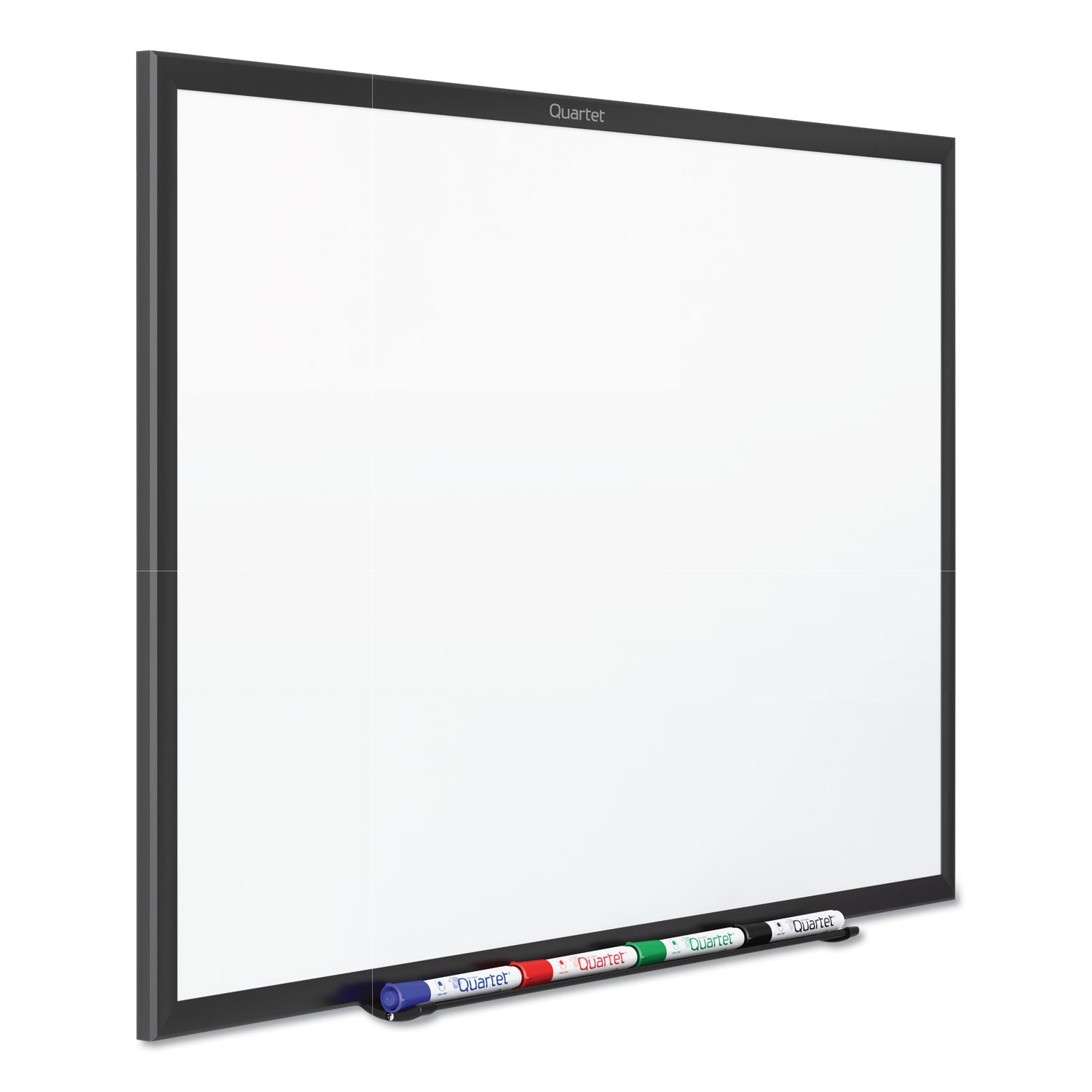 Quartet Classic Series Total Erase Dry Erase Board, 72 x 48, White Surface, Black Frame