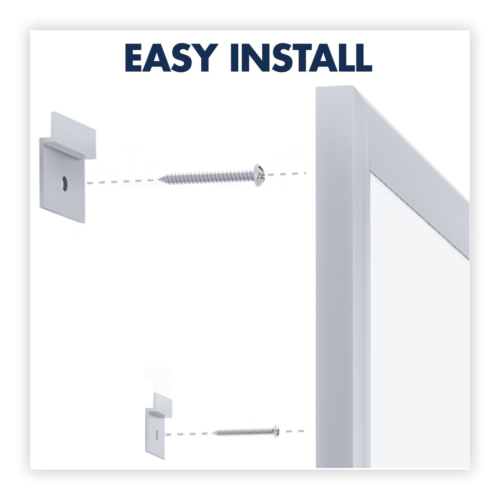 Quartet Classic Series Total Erase Dry Erase Board, 36 x 24, Silver Aluminum Frame