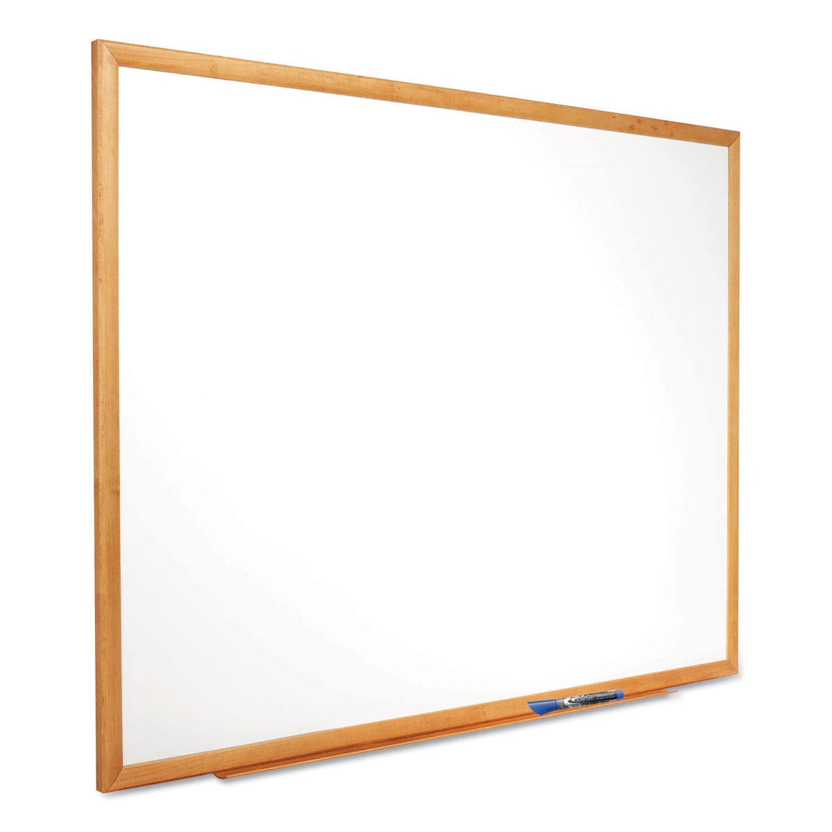 Quartet Classic Series Total Erase Dry Erase Board, 36 x 24, Oak Finish Frame