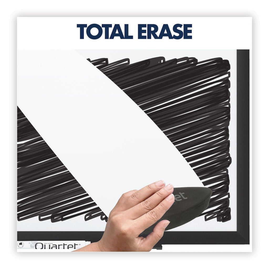 Quartet Classic Series Total Erase Dry Erase Board, 96 x 48, Oak Finish Frame