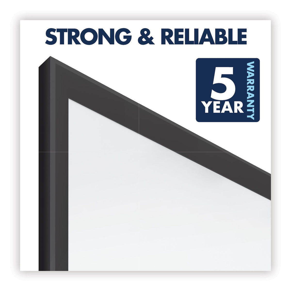 Quartet Classic Series Nano-Clean Dry Erase Board, 48 x 36, Black Aluminum Frame