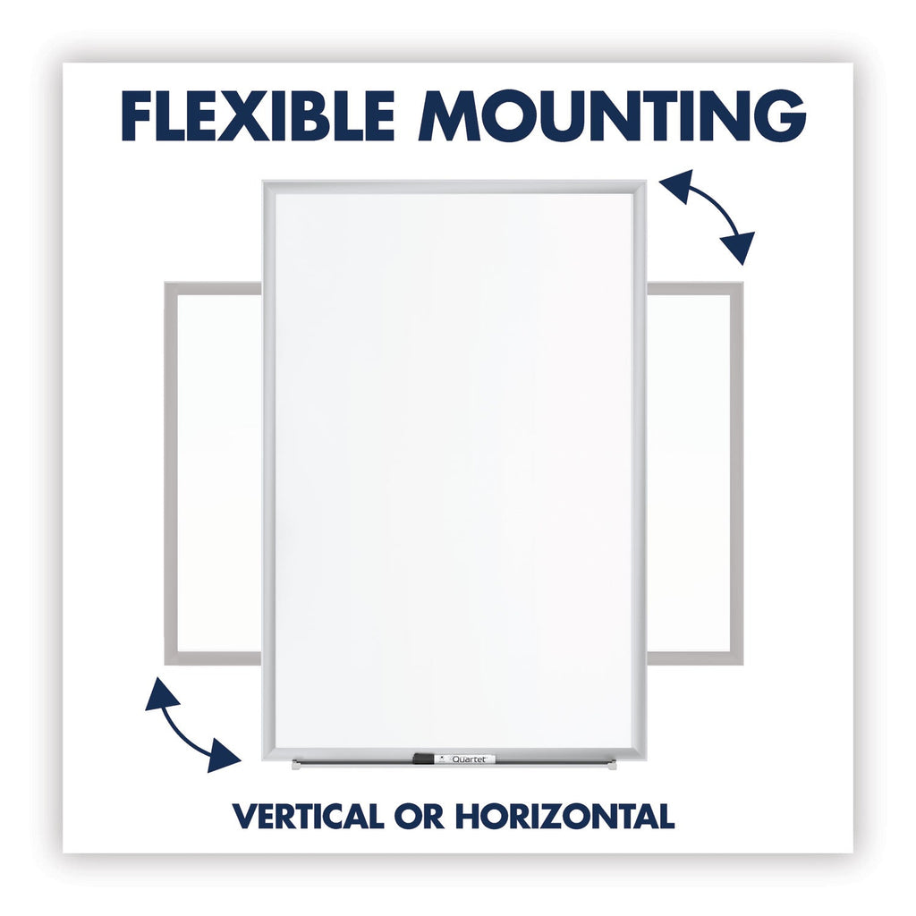 Quartet Classic Series Nano-Clean Dry Erase Board, 48 x 36, Silver Frame