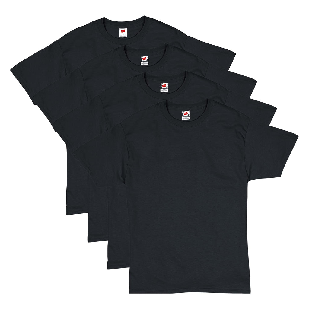 Hanes Men's T-Shirt Pack - 4 or 6 Pack - Essential-T Crewneck Cotton T-Shirts - Everyday Men's Clothing - Big & Tall