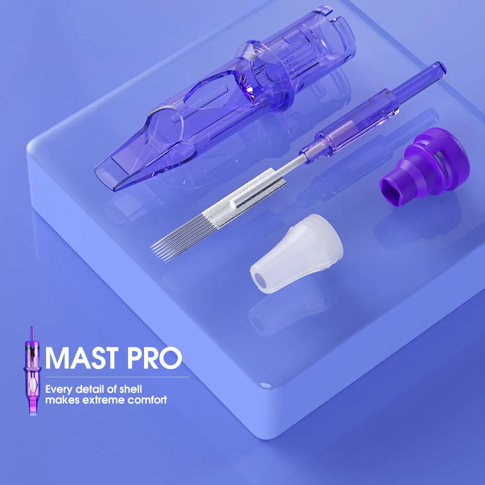 Mast Pro Tattoo Cartridges Needles 0.30MM/0.35MM Round Magnum- Box of 20
