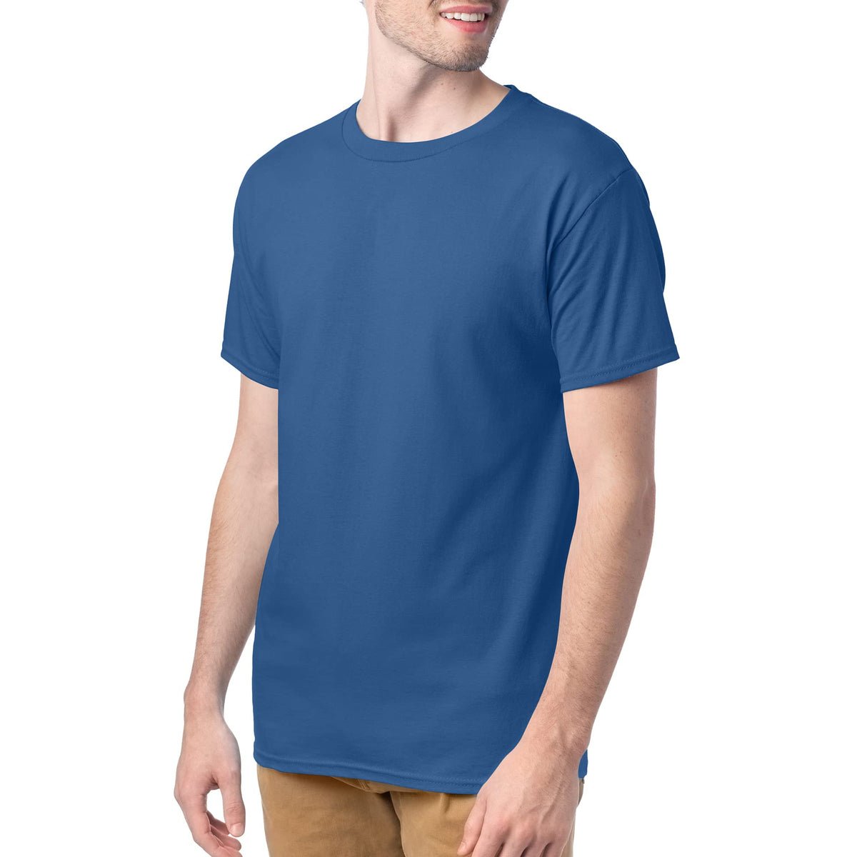 Hanes Men's T-Shirt Pack - 4 or 6 Pack - Essential-T Crewneck Cotton T-Shirts - Everyday Men's Clothing - Big & Tall