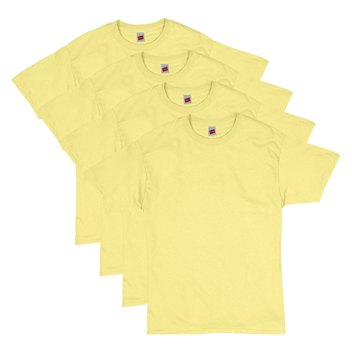 Hanes Men's T-Shirt Pack - 4 or 6 Pack - Essential-T Crewneck Cotton T-Shirts - Everyday Men's Clothing - Big & Tall