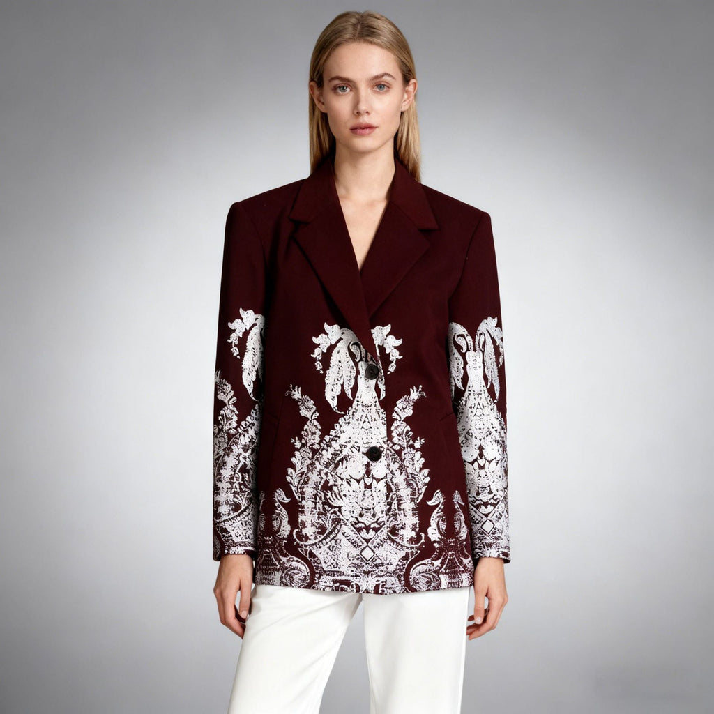Stylish Petite Blazer Commuter Suit Jacket