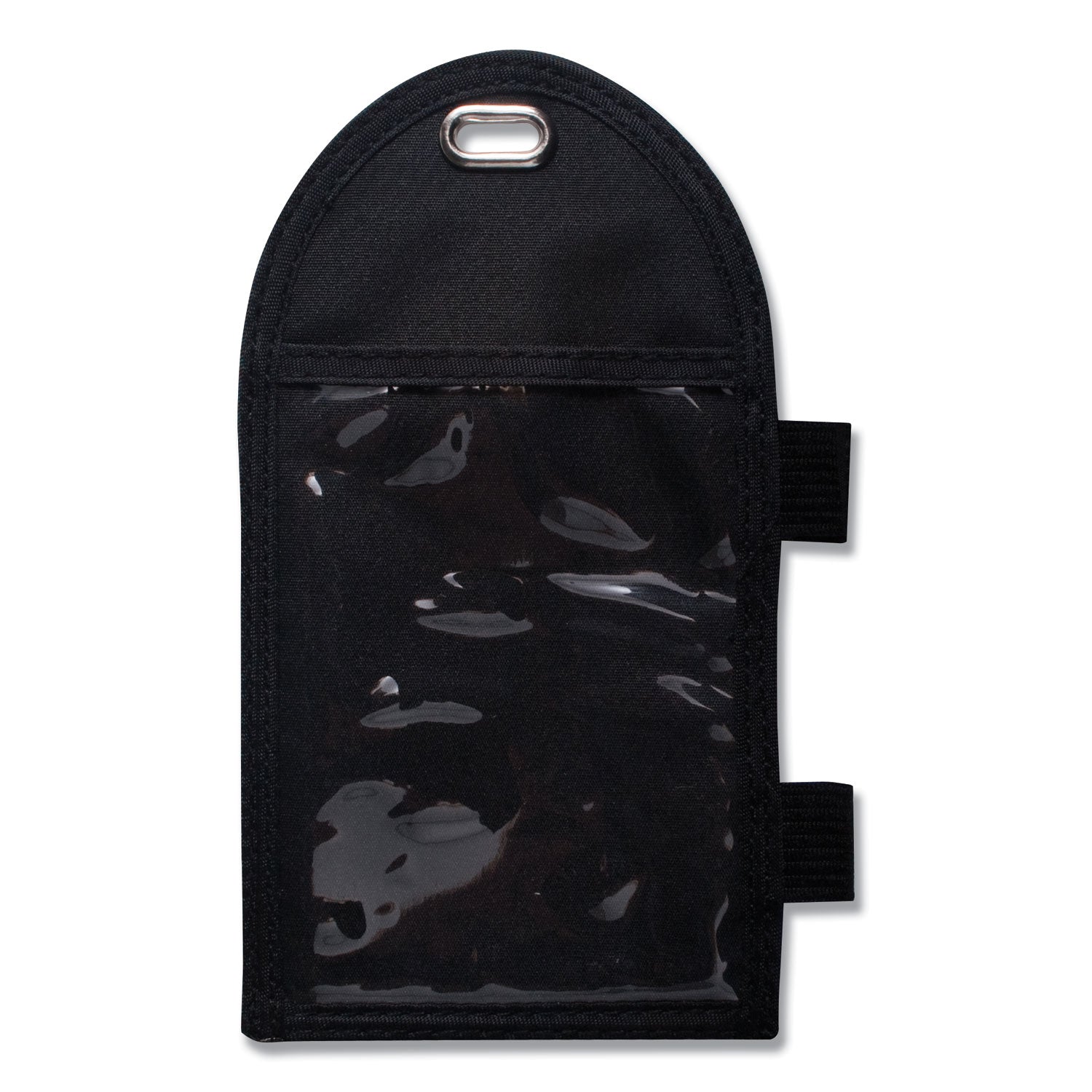 Advantus Badge Holder with Pen Loop, Vertical, Black 3.25" x 6" Holder, 2.75" x 3.5" Insert, 12/Box