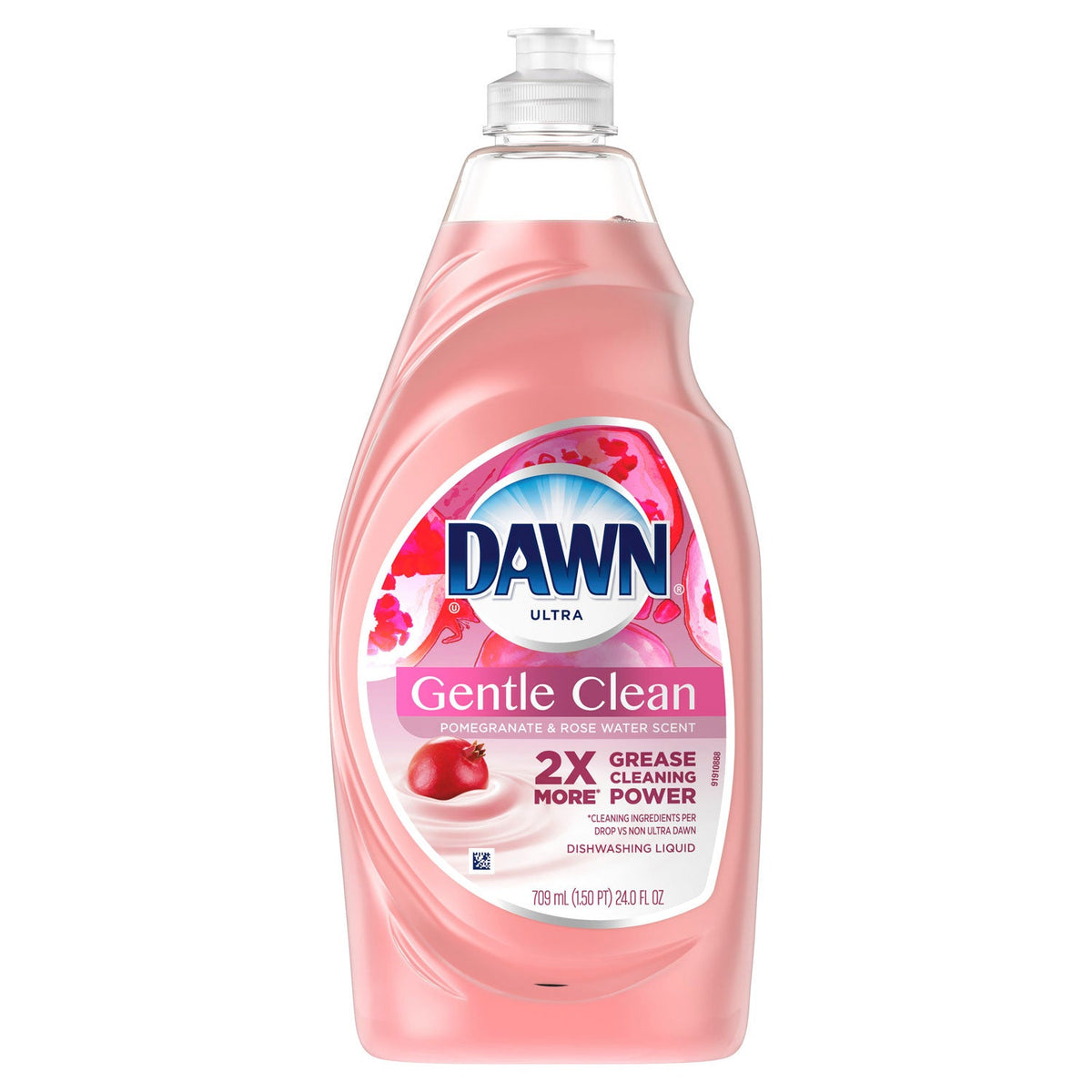 Dawn Ultra Gentle Clean, Pomegranate Splash, 24 oz Bottle, 10/Carton