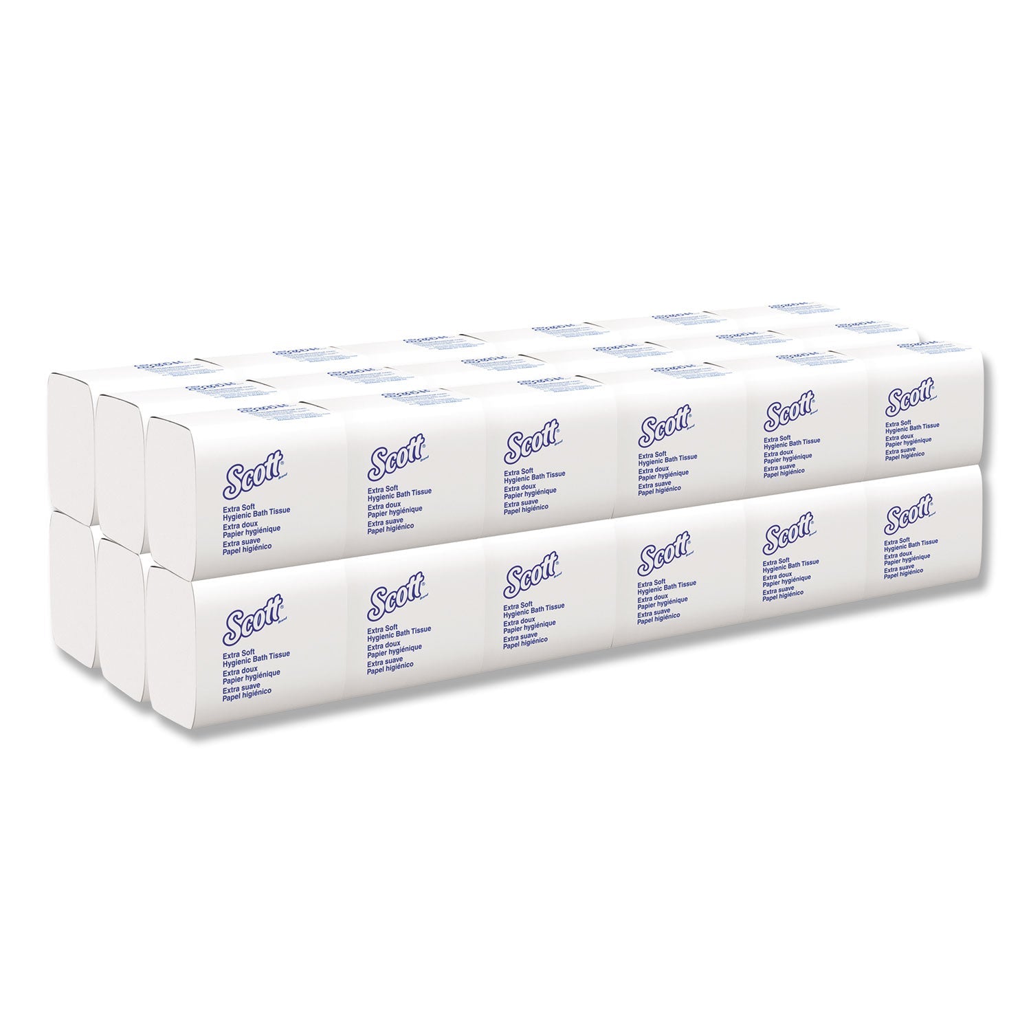 Scott Control Hygienic Bath Tissue, Septic Safe, 2-Ply, White, 250/Pack, 36 Packs/Carton