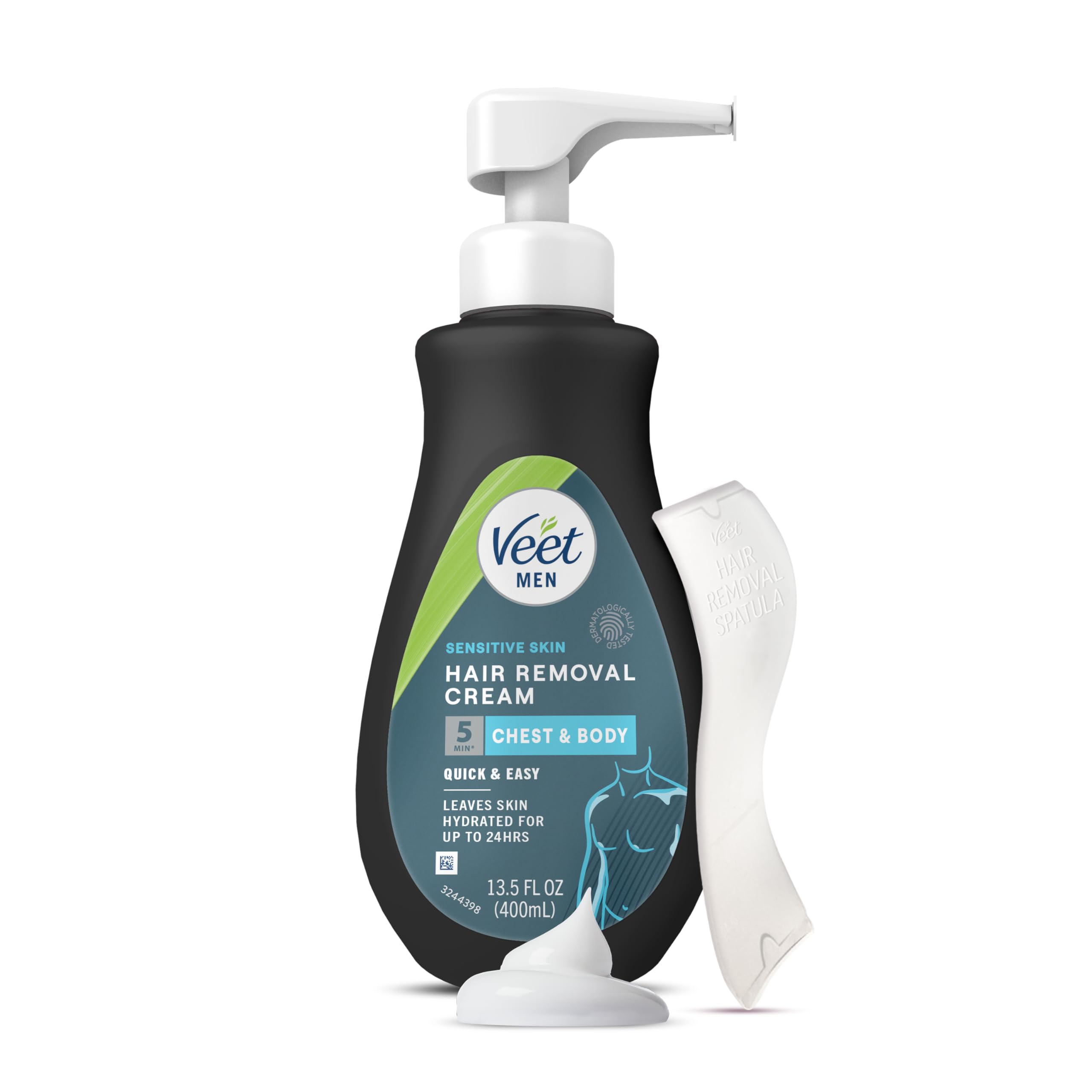 Veet Men Hair Removal Cream for Sensitive Skin 200ml - Quick Action