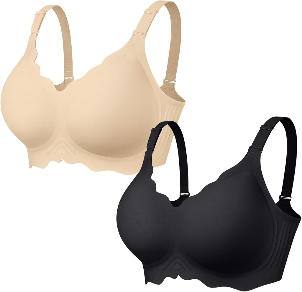 OEAK Women Value Series Jelly Bras Wireless Pushup Convertible Bra