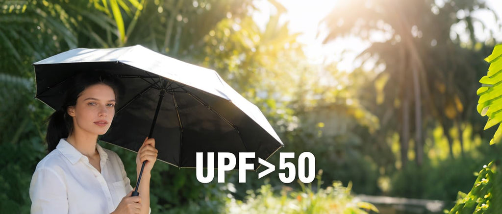 SIEPASA Windproof Travel Umbrella - Automatic Compact Folding Umbrella for Rain, Small Portable Windproof Umbrellas for Men Women and Teenagers (Navy Blue)