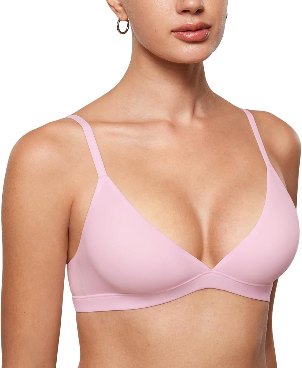INLYRIC Women's Unlined Triangle Bralette