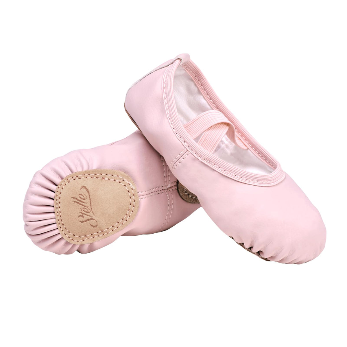 Stelle Ballet Shoes for Girls Toddler Soft Leather Split Sole