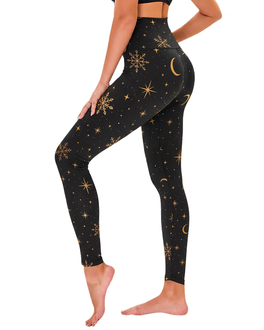 TNNZEET High Waisted Leggings for Women - No See Through Tummy Control Cycling Workout Yoga Pants with Pockets Reg & Plus