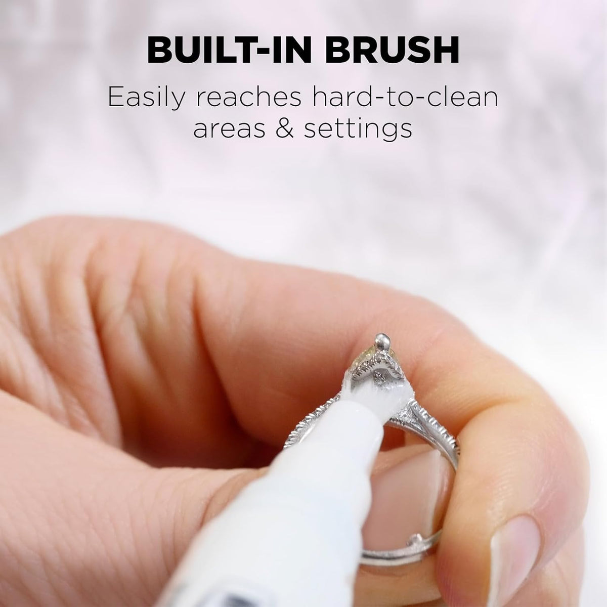 Weiman Jewelry Cleaner & Sparkle Stick - Portable, On-The-Go Cleaning for Diamond Engagement Rings, Wedding Rings, Gemstones, Necklaces, Earrings, Bracelets