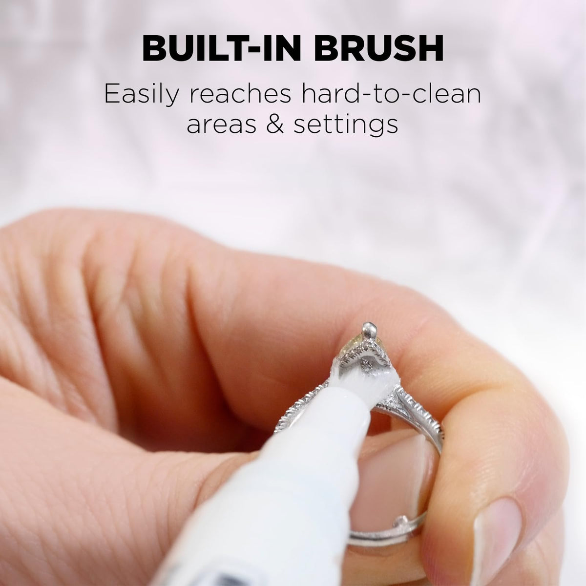 Weiman Jewelry Cleaner & Sparkle Stick - Portable, On-The-Go Cleaning for Diamond Engagement Rings, Wedding Rings, Gemstones, Necklaces, Earrings, Bracelets