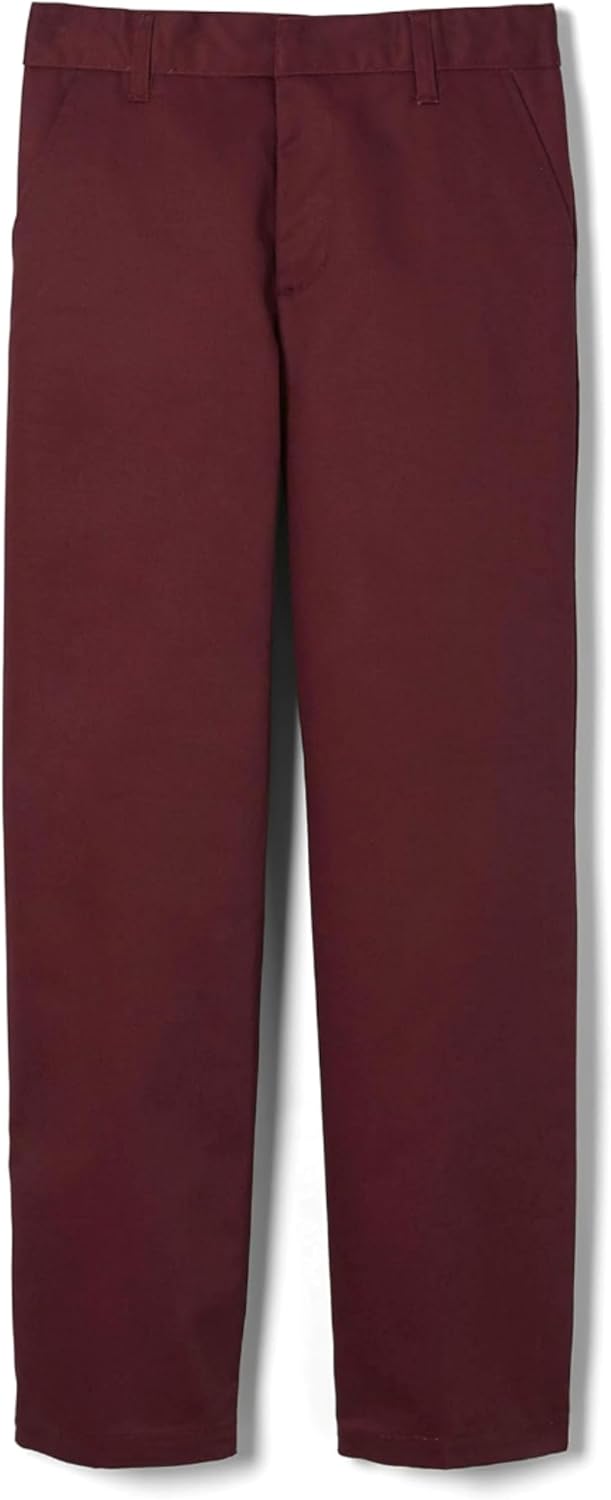 French Toast Boys' Adjustable Waist Relaxed Fit Twill Pant