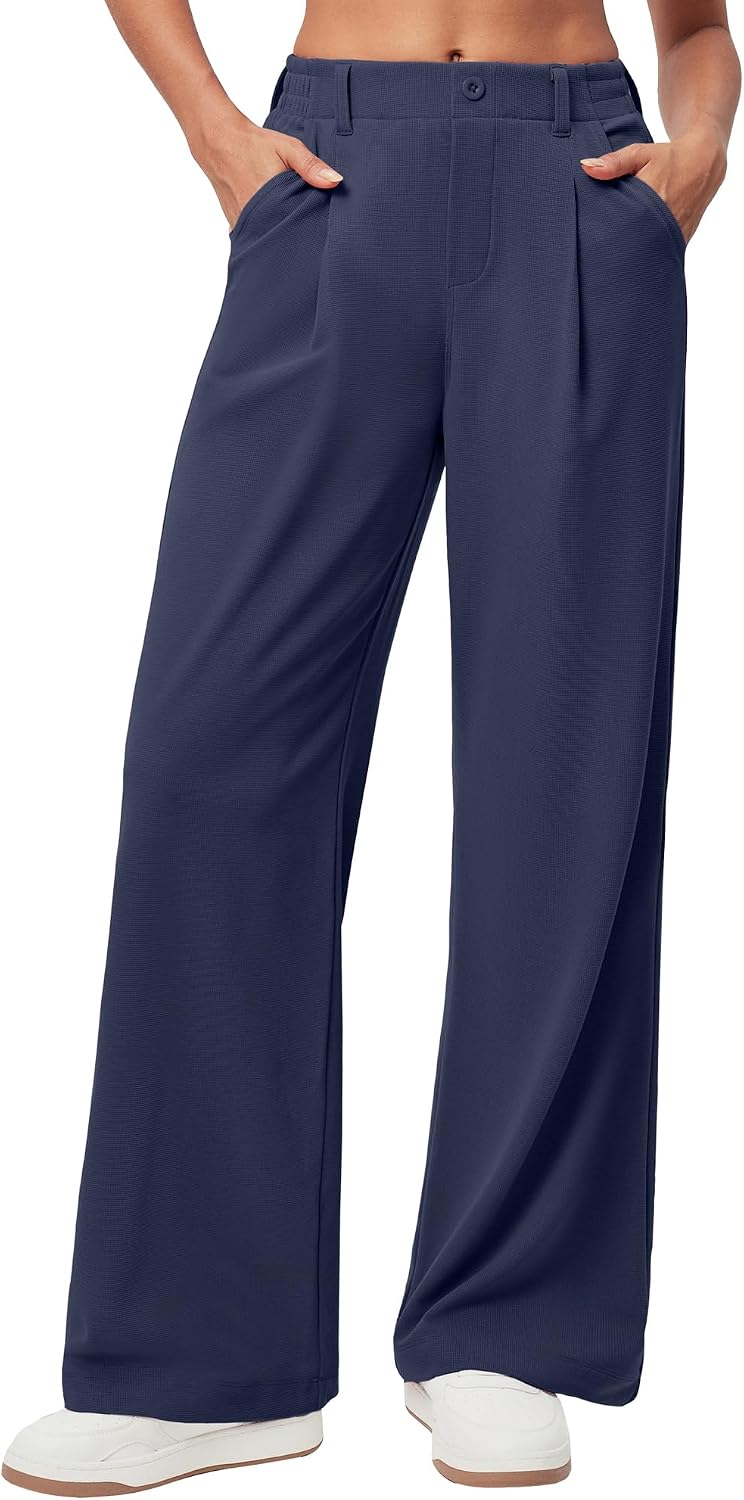 Ewedoos Wide Leg Dress Work Pants for Women Business Casual Office Outfits