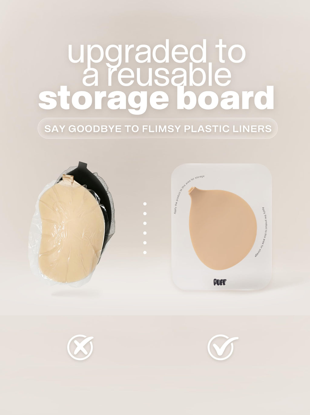 Sticky Bra Push Up, Invisible Strapless Adhesive Bra