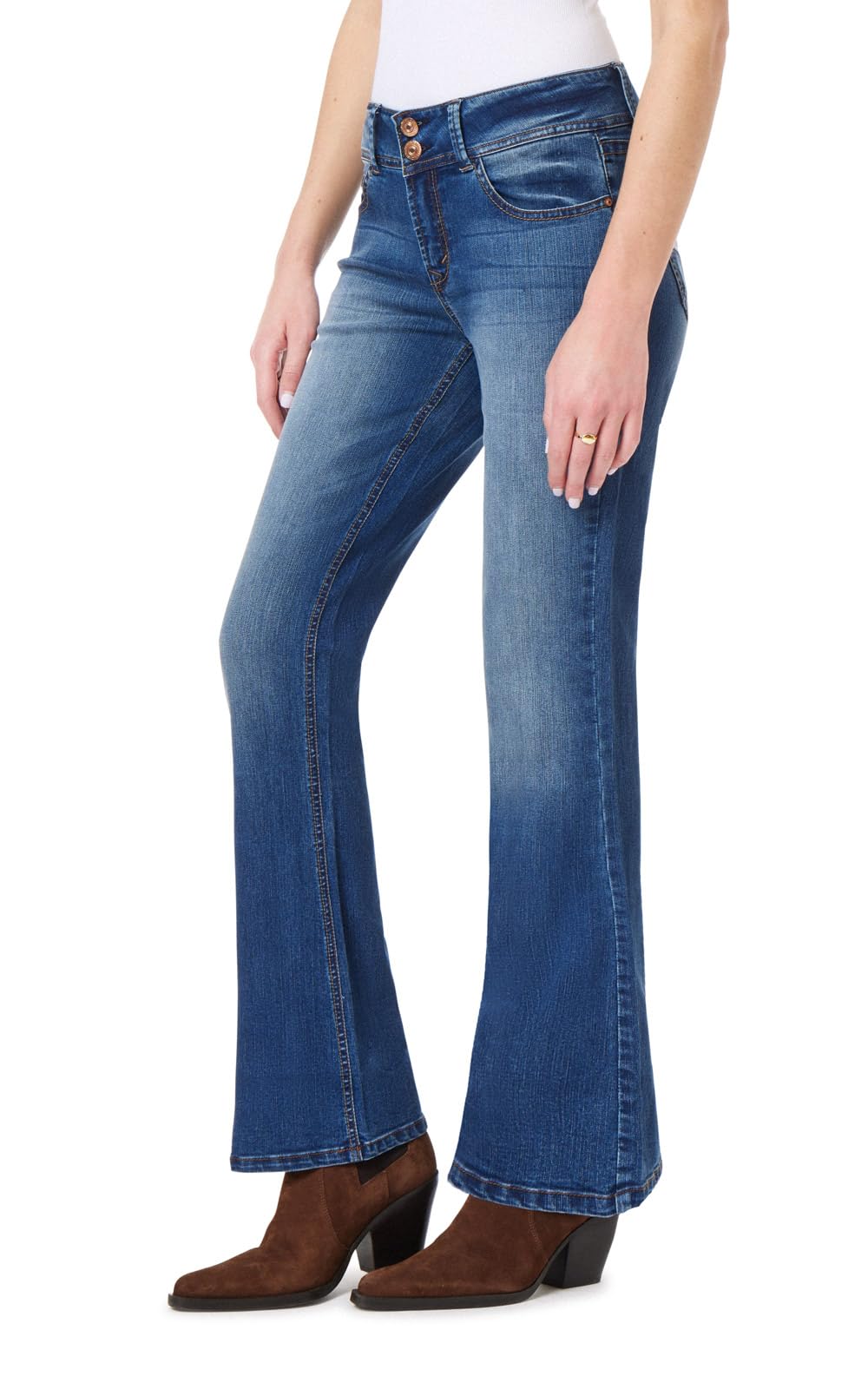 WallFlower Luscious Curvy Bootcut Jeans for Women, Sizes 0-24
