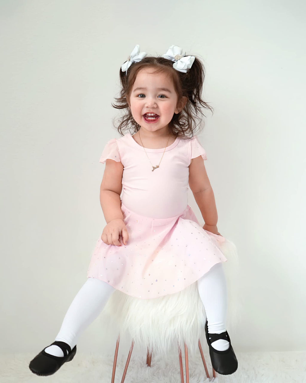 Stelle Ballet Shoes for Girls Toddler Soft Leather Split Sole