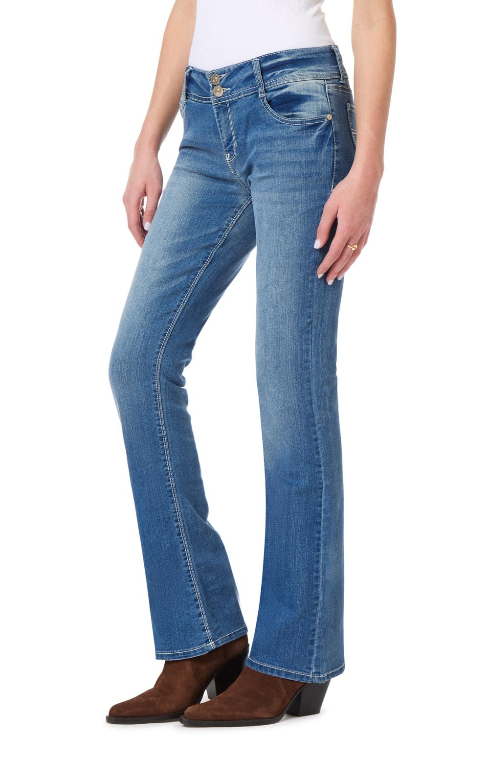 WallFlower Luscious Curvy Bootcut Jeans for Women, Sizes 0-24
