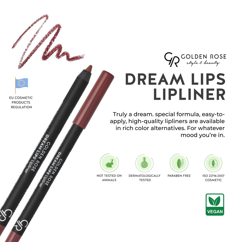 Golden Rose Matte Lipkit Warm Nude - Long Lasting, Kissproof Lip Color with Lipliner