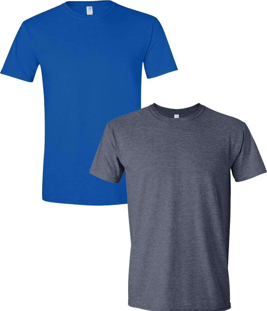 Gildan Adult Softstyle Cotton T-Shirt, Style G64000, Multipack