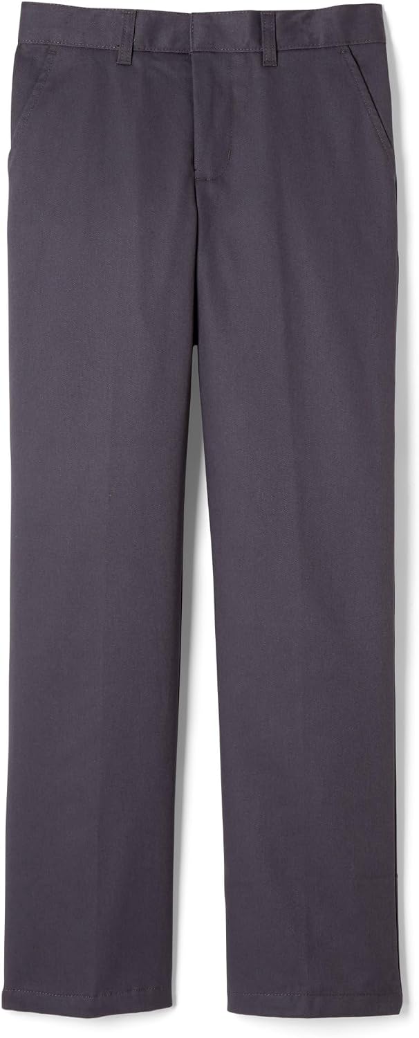 French Toast Boys' Adjustable Waist Relaxed Fit Twill Pant