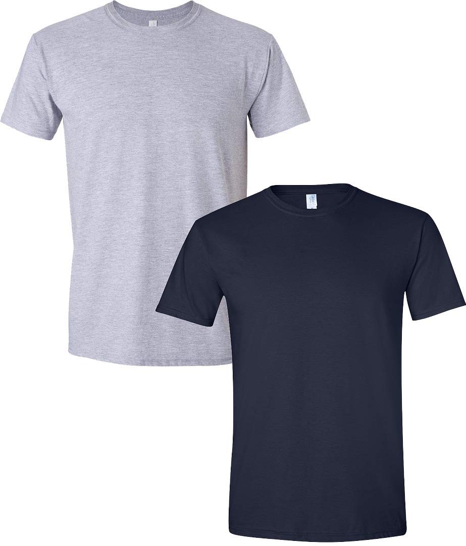 Gildan Adult Softstyle Cotton T-Shirt, Style G64000, Multipack