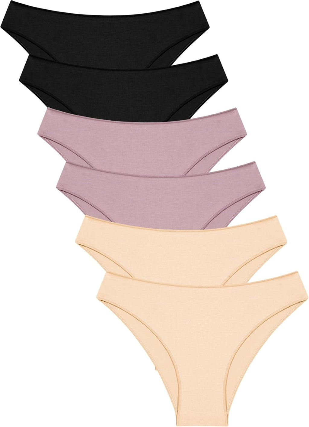 Cotton Underwear Women Sexy Cheeky Bikini Panties Lingerie Outfits 6 pack