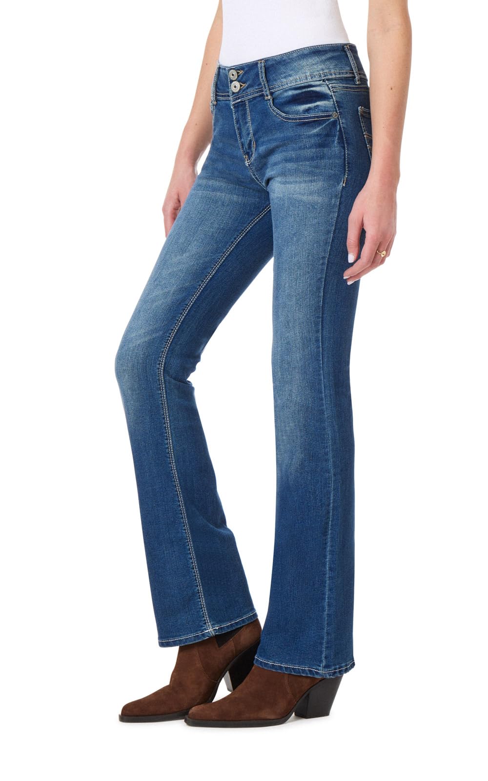 WallFlower Luscious Curvy Bootcut Jeans for Women, Sizes 0-24