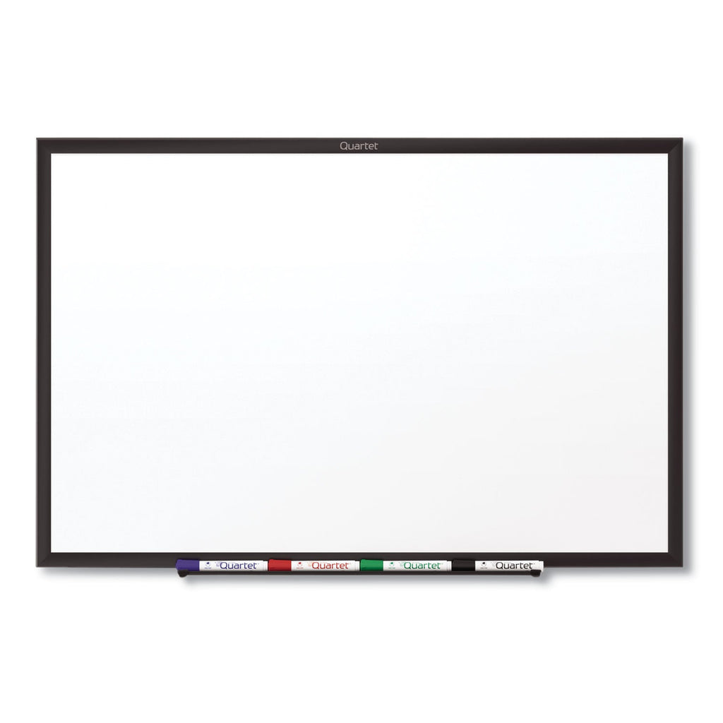 Quartet Classic Series Total Erase Dry Erase Board, 60 x 36, White Surface, Black Frame