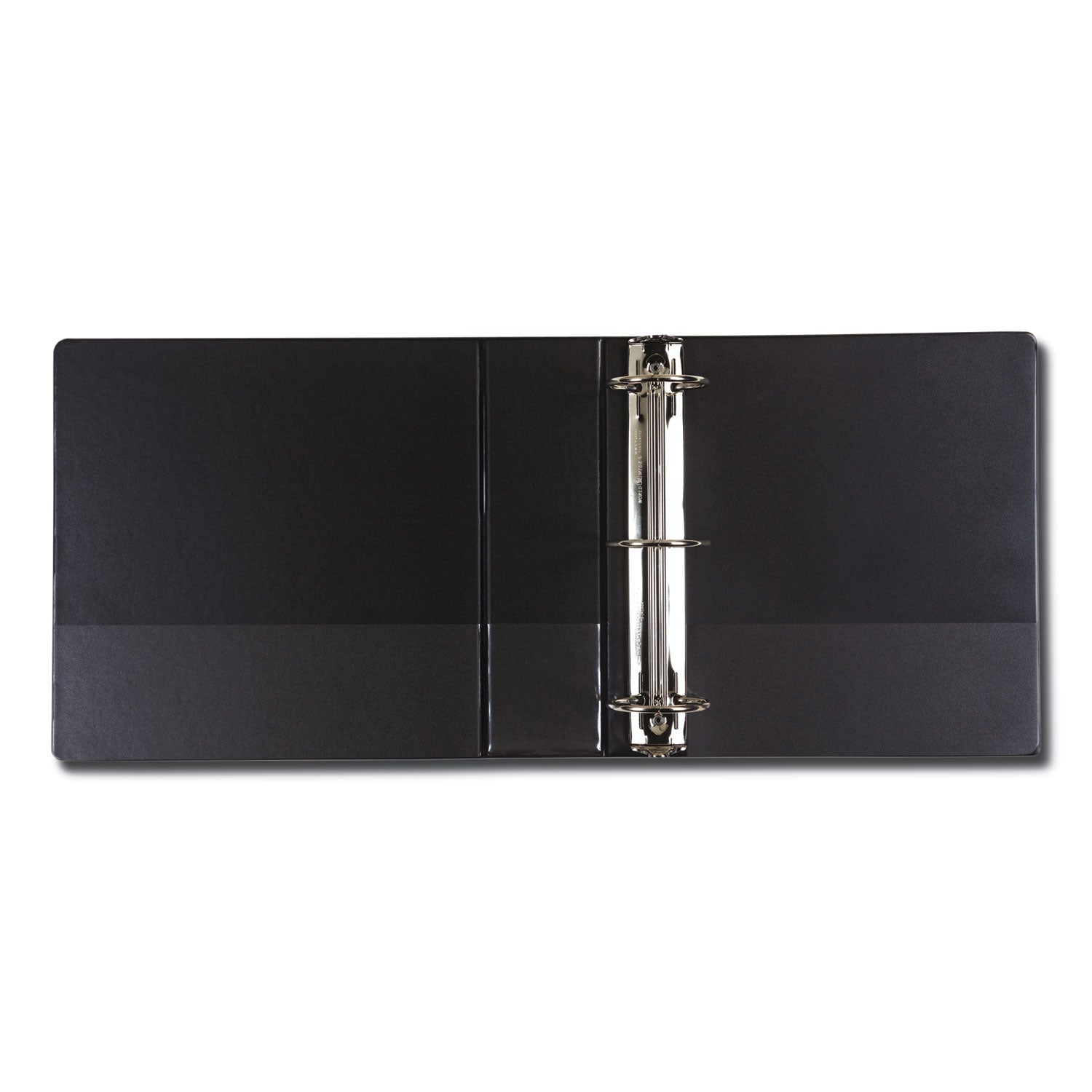 Samsill Earth's Choice Round Ring Reference Binder, 3 Rings, 3" Capacity, 11 x 8.5, Black