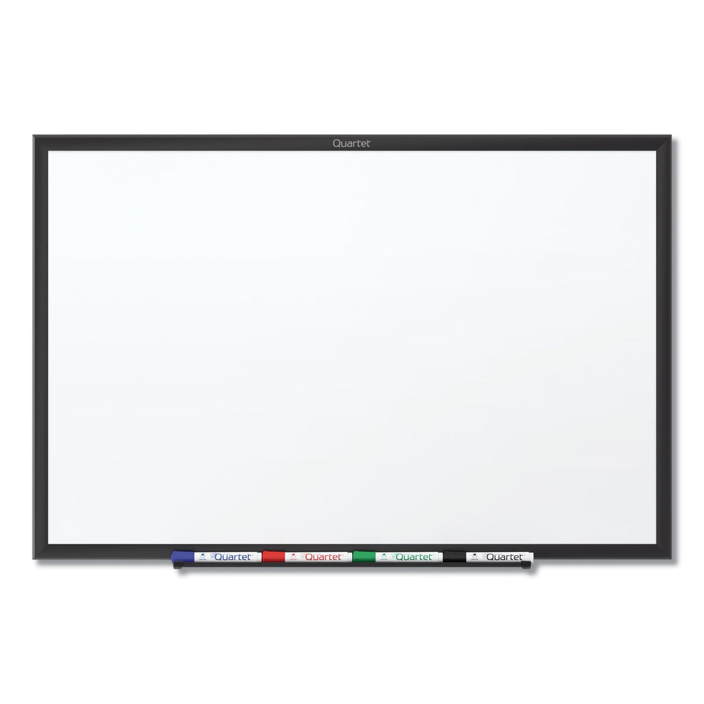 Quartet Classic Series Total Erase Dry Erase Board, 72 x 48, White Surface, Black Frame
