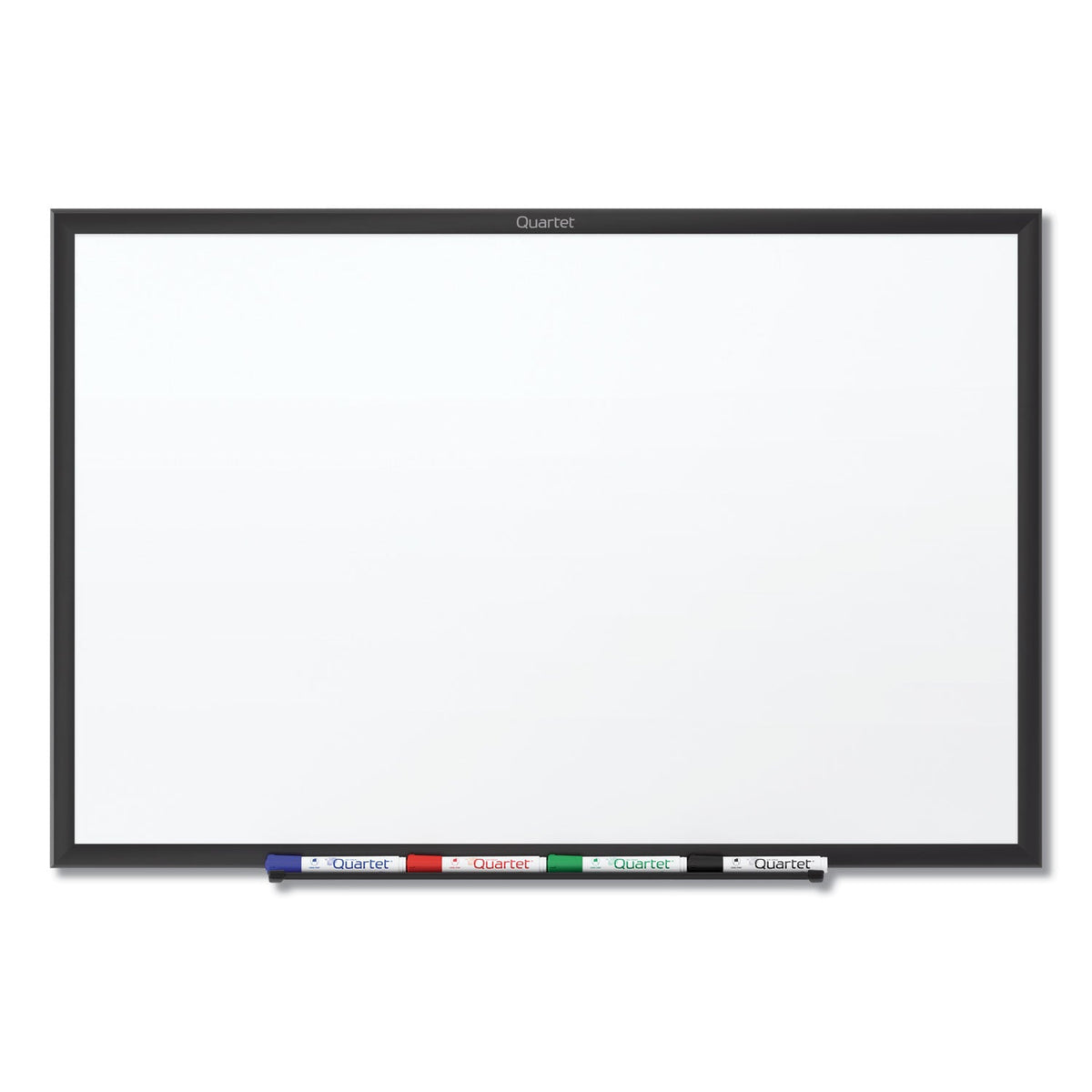 Quartet Classic Series Total Erase Dry Erase Board, 72 x 48, White Surface, Black Frame