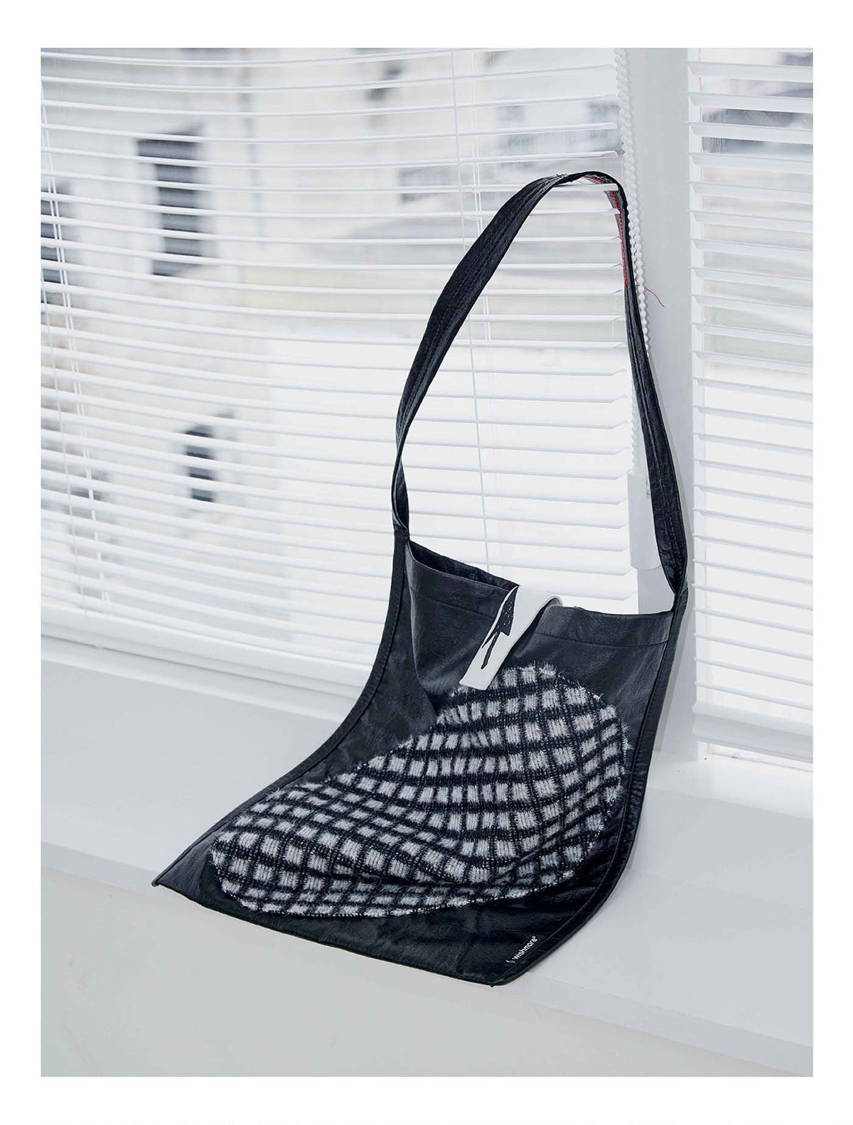 Splicing Shoulder Bag, Niche Design, Versatile Retro Bag, Original Checkered Large Capacity Bag For Women