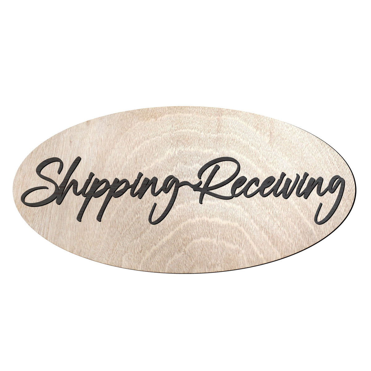 Shipping & Receiving sign, Business sign, Made in the USA sign, Made from wood, Employees only, Lightweight Sign - 320337