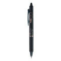 Pilot FriXion Clicker Erasable Gel Pen, Retractable, Bold 1 mm, Black Ink, Black Barrel, Dozen