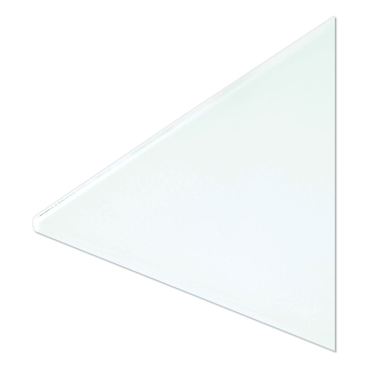 U Brands Floating Glass Dry Erase Board, 48 x 36, White