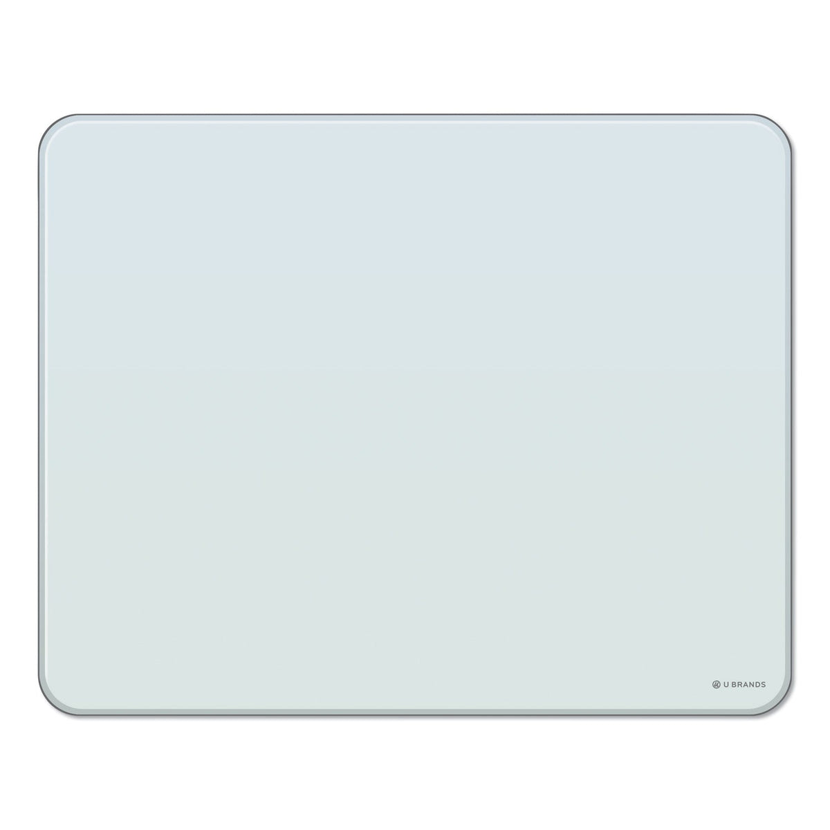 U Brands Cubicle Glass Dry Erase Board, 20 x 16, White