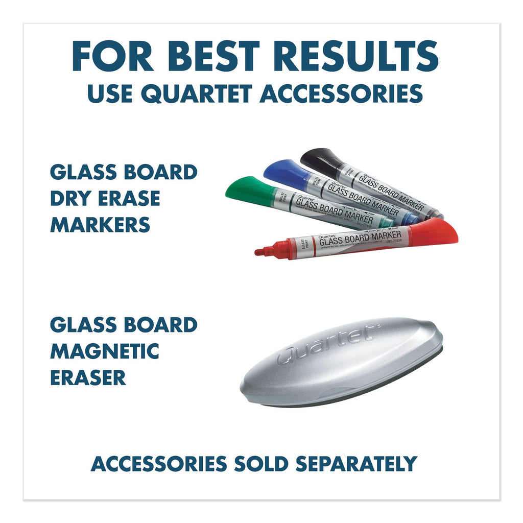 Quartet Infinity Magnetic Glass Dry Erase Cubicle Board, 18 x 30, White