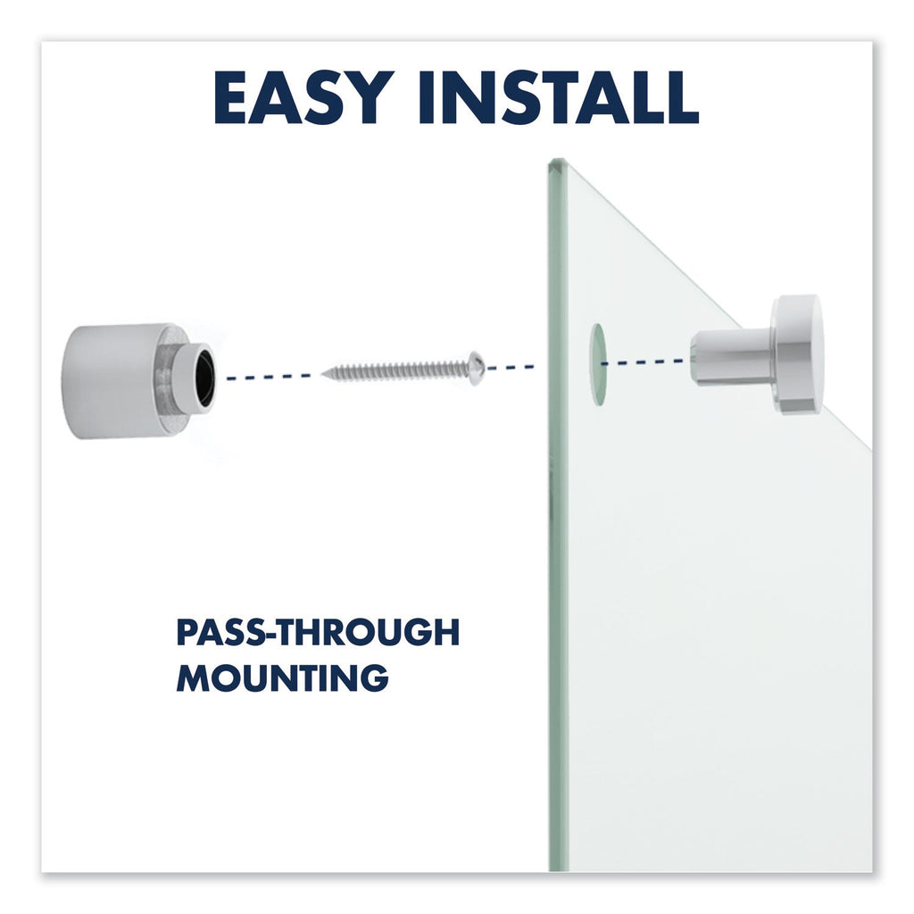 Quartet Infinity Magnetic Glass Marker Board, 36 x 24, White