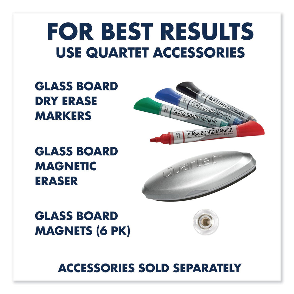 Quartet Infinity Magnetic Glass Marker Board, 36 x 24, White