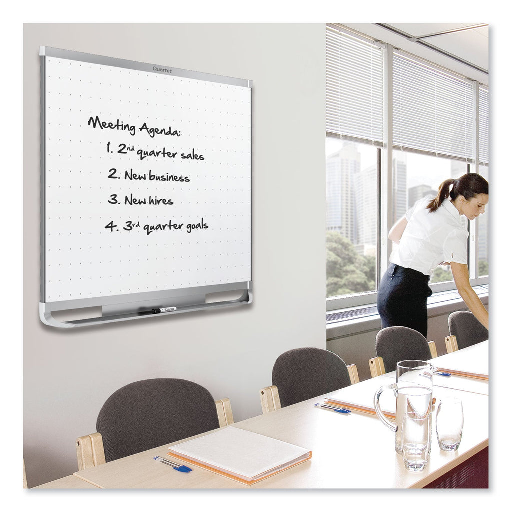 Quartet Prestige 2 Total Erase Whiteboard, 72 x 48, Aluminum Frame