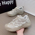 Men's Korean Style Chunky Sneakers, New Summer Trendy Versatile Platform Casual Sports Shoes, Comfort & Wear Resistance